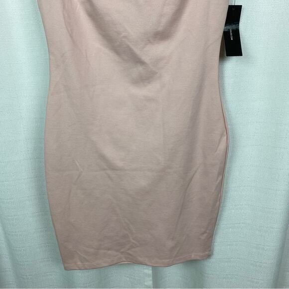 Lulus Baby Pink Oh My Off The Shoulder Body Con Mini Dress Sz.M NWT - Picture 8 of 16
